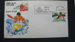 ESPAÑA 1985 - SPD - FDC - DESCENSO DEL RIO SELLA - EDIFIL 2785 - FDC