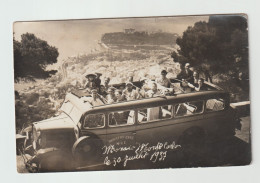 CPA PHOTO - MONACO - MONTE-CALO - Car Ou Autobus Touristique Comagnie PHOCEENS-CARS à Nice Voyage 1937 - Monte-Carlo