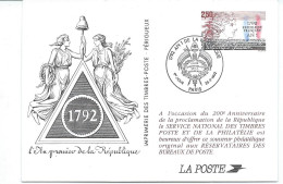Philatélie FDC 1792 An 1  De La Republique - 1990-1999