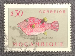 MOZPO0360U8 - Fishes - $30 Used Stamp - Mozambique - 1951 - Mosambik