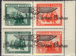 729693 MNH ESPAÑA. Emisiones Locales Republicanas 1938 EJERCITO Y MARINA - Emissioni Repubblicane