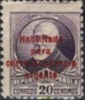 729700 MNH ESPAÑA. Emisiones Locales Republicanas 1937 SANTA CRUZ DE TENERIFE - SELLO REPUBLICANO HABILITADO - Emissions Républicaines