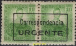 729704 HINGED ESPAÑA. Emisiones Locales Republicanas 1936 BURGOS -SELLOS REPUBLICANOS HABILITADOS - Republikanische Ausgaben