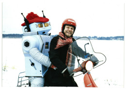 Robot Vespa Winter, Finland  1980s Unused Postcard. Publisher OY Yleisradio, Svenska Barnredaktionen, Vasa - Finnland