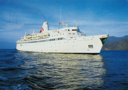 PAQUEBOT / PASSENGER SHIP " BLACK PRINCE " - FRED. OLSEN CRUISE LINES ~ 1965 (an732) - Steamers