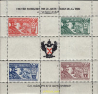 729779 MNH ESPAÑA. Emisiones Locales Patrióticas 1938 EMISIÓN POR LA JUNTA TÉCNICA DEL ESTADO 7-ENERO-1938. PRO REQUETÉ - Emissions Nationalistes