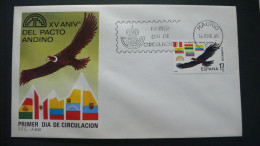ESPAÑA 1985 - SPD - FDC - 25 ANIVERSARIO DEL PACTO ANDINO - EDIFIL 2778 - FDC