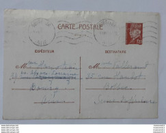 Entier Postal Type Petain 1F20 Envoyé De Bourg Dans L'Ain Vers Bolbec ... Lot190 . - Cartes Postales Types Et TSC (avant 1995)