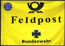 Carte Postcard Feldpost Bundeswehr  EUROPEAN UNION Training Mission MALI Feldpostflagge Mit Wappen - Autres & Non Classés