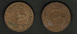 U.S.A.   CLEARWATER FLORIDA---BRIDGE TOKEN (CONDITION AS PER SCAN) (T-190) - Professionnels/De Société