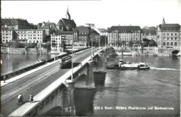 10559836 Basel BS Basel Rheinbruecke X 1965 Basel BS - Autres & Non Classés