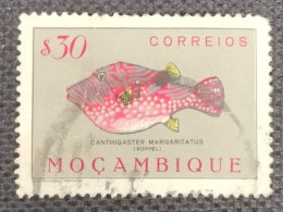 MOZPO0360UF - Fishes - $30 Used Stamp - Mozambique - 1951 - Mosambik
