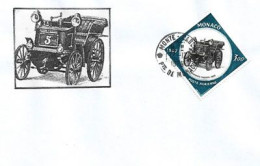 Panhard-Phenix , 1895,  Sur Lettre Monaco - Autos