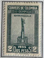 Kolumbien 1935: National Olympic Games Of South And Central America,3rd Ed. Mi:CO 364 - Colombie