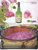 CYPRUS - Traditional Products/"Agros Rose Water(0214CY, With Notch), Chip CHT05, Tirage %50000, 06/14, Used - Chipre