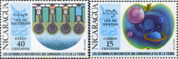 730843 MNH NICARAGUA 1971 10 ECUACIONES MATEMATICAS CAMBIARON LA CARA DEL MUNDO - Nicaragua