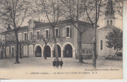 ONESSE LAHARIE - La Mairie Et Le Clocher De L'église - Other & Unclassified