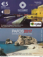 CYPRUS - Pafos 2017/European Capital Of Culture(0116CY, With Notch), Tirage %50000, 05/16, Used - Cipro