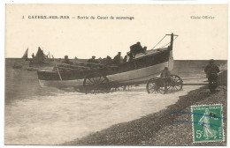 CAYEUX SUR MER. Sortie Du Canot De Sauvetage - Cayeux Sur Mer