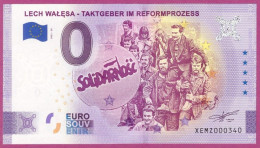 0-Euro XEMZ 50 2021 LECH WALESA - POLEN - TAKTGEBER IM REFORMPROZESS - SERIE: DEUTSCHE EINHEIT - Privéproeven