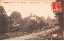21 - ARNAY LE DUC - SAN39803 - Vue Prise Du Pont Pichou Et Rue Des Ursulines - Arnay Le Duc