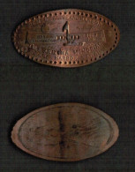 U.S.A.   VINTAGE REMEMBER PEAR HARBOR "USS ARIZONA" ELONGATED MEMORIAL PENNY (CONDITION AS PER SCAN) (T-193) - Monedas Elongadas (elongated Coins)