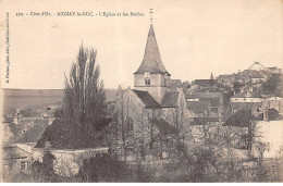 21 - AIGNAY LE DUC - SAN38141 - L'Eglise Et Les Roches - Aignay Le Duc