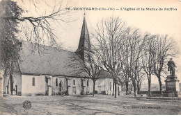 21 - MONTBARD - SAN38372 - L'Eglise Et La Statue De Buffon - Montbard