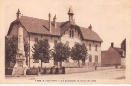 21 - GENLIS - SAN38284 - Le Monument Et L'école De Filles - Gevrey Chambertin