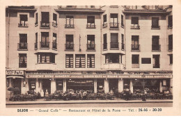 21 - DIJON - SAN66646 - Grand Café - Restaurant Et Hôtel De La Poste - Dijon