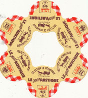 G F 1604  /  ETIQUETTE DE FROMAGE  LE GRAND RUSTIQUE LES FROMAGERIES LUTIN - Quesos