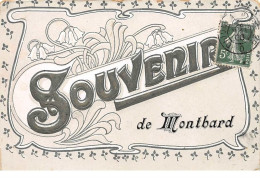 21 . N° 54679. MONTBARD.souvenir - Montbard