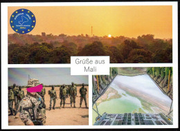 Grüße Aus Mali Carte Postcard Feldpost Bundeswehr  EUROPEAN UNION Impressionen - Andere & Zonder Classificatie