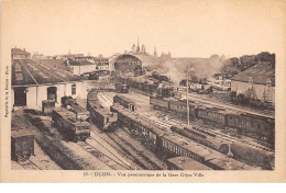 21 . N° 101089. Dijon .vue Panoramique De La Gare Dijon Ville . - Dijon