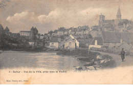 21 - SEMUR - SAN41216 - Vue De La Ville, Prise Sous Le Viaduc - Semur