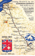 21 - SAN62702 - CHATILLON SUR SEINE - Hôtel De La Côte D'Or - Crossing France By The London Geneva - Carte Pub - Chatillon Sur Seine