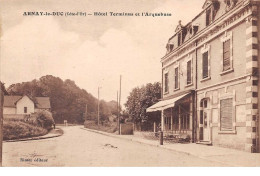 21 - N°150397 - Arnay-le-duc - Hôtel Terminus Et L'aquebuse - Arnay Le Duc