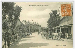 21.AUXONNE.PLACE DE LA GARE.CAFE - Auxonne