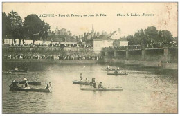 21.AUXONNE.n°2800.PONT DE FRANCE,UN JOUR DE FETE - Auxonne