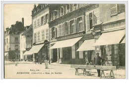 21.AUXONNE.RUE DE BERBIS.MAGASIN DE TAPISSERIE.LITERIE - Auxonne