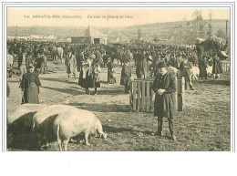 21.ARNAY LE DUC.UN COIN DU CHAMP DE FOIRE - Arnay Le Duc