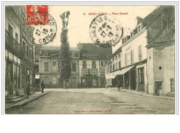 21.ARNAY LE DUC.PLACE CARNOT.CAFE-TABAC.CHAPELL ERIE - Arnay Le Duc