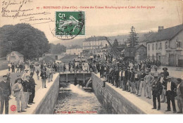 21 . N°52696 . MONTBARD . Entrée Des Usines Métallurgiques Et Canal De Bourgogne - Montbard
