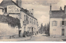 21 . N°105855 .chatillon Sur Seine .hotel De La Cote D Or Et Gare Du Tramway . - Chatillon Sur Seine