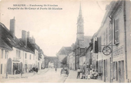 21 . N°105831 .beaune .faubourg St Nicolas .chapelle Du St Coeur Et Porte St Nicolas . - Beaune