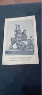 CARTOLINA S. GIORGIO MEGALOMARTIRE- COMPATRONO DI PIANA DEGLI ALBANESI 1935- NON VIAGGIATA - Palermo