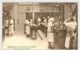 21.DIJON.CHOCOLATERIE S.A.LA FABRICATION DU CHOCOLAT LANVIN.5 MOULAGE DES TABLETTES - Dijon