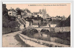 21.SEMUR.VUE PRISE DU QUAI DES REMPARTS. - Semur