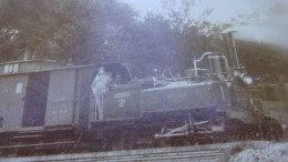 PHOTO 1892 LOCOMOTIVE ANVIN CALAIS / SECTION CALAISIENNE DU PARTI OUVRIER AU DIRECTEUR DU PETIT CALAISIEN - Otros & Sin Clasificación