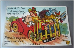 22 . N°46720 . Saint Cast . Carte A Systeme . Voitures.manque Le Depliant En L Etat - Saint-Cast-le-Guildo